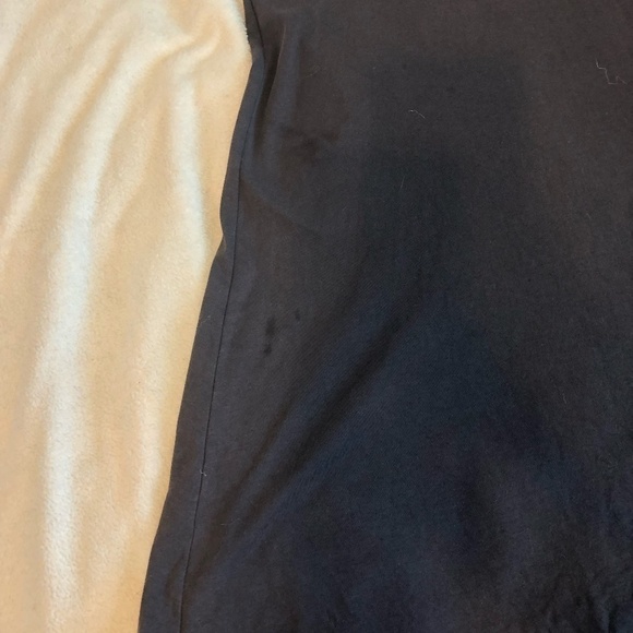 PATAGONIA Midi Dress Women's Size Medium Gray 100% Organic Cotton V-Neck - Picture 11 of 12